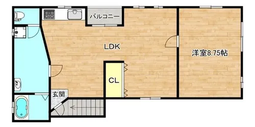 大阪府大阪市生野区中川西3丁目【一戸建】の間取り