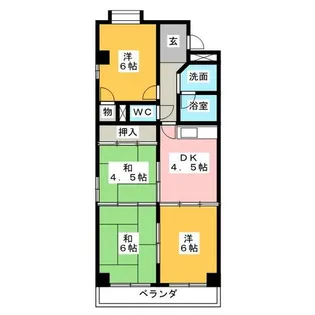 オオタ上菅ビル【1階】の間取り
