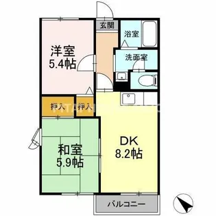アペックスセフィラ【2階】の間取り