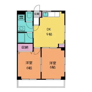 メゾングリシーヌⅡ【2階】の間取り