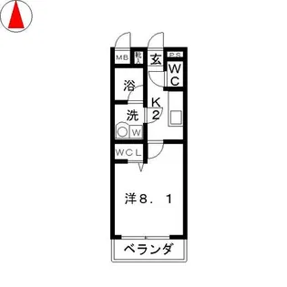ジャン リュミエール【3階】の間取り