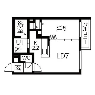 ESTOR琴似【3階】の間取り