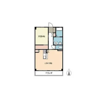 丸美ハイツ【2階】の間取り