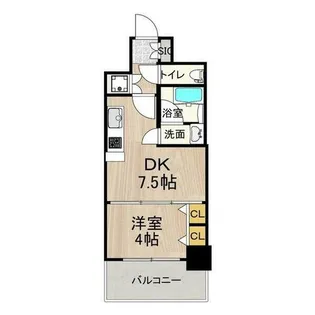 プレジオ神戸WEST【4階】の間取り