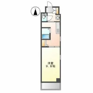 クレセール・サン【8階】の間取り
