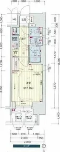 プレサンス桜通ベルノ【3階】の間取り