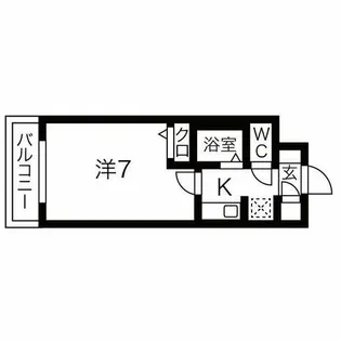 アーバンエース日本橋パル【1008号室】の間取り