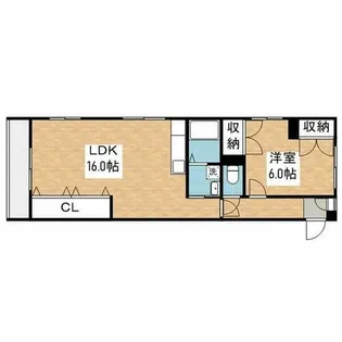 パークレン折戸【4階】の間取り