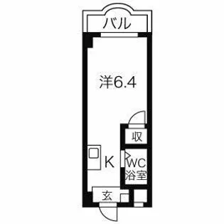クレールショーワⅢ【2C号室】の間取り