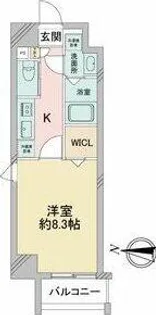 S-FORT堀田通【5階】の間取り