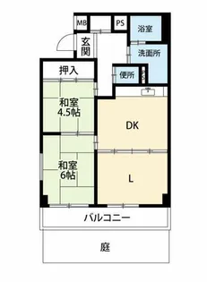 マイ・ライフ・鷹【1階】の間取り