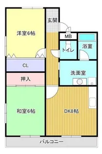 グレイスアサヒ【2階】の間取り