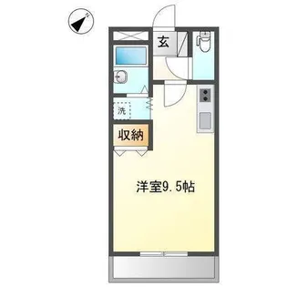 ミレニアムK【2階】の間取り