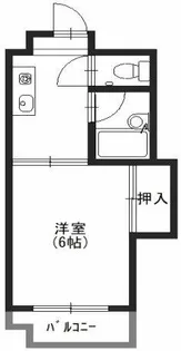 グレース平野【203号室】の間取り