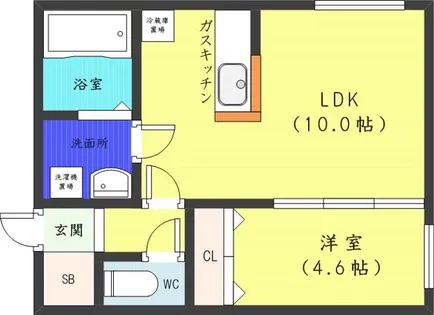 F・ASAHI S7W17【1階】の間取り