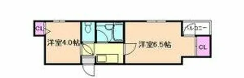 プレアール遠里小野【2階】の間取り