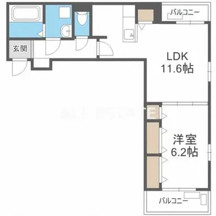オベルジーヌ【2階】の間取り