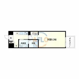 ウインズコート新大阪【2階】の間取り