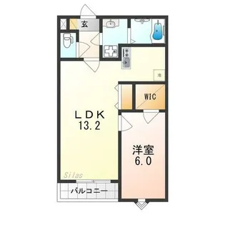 ジーメゾン石津町東ブリシエ【2階】の間取り