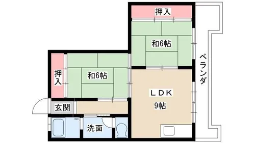 第2泰水堂ビル【5A号室】の間取り