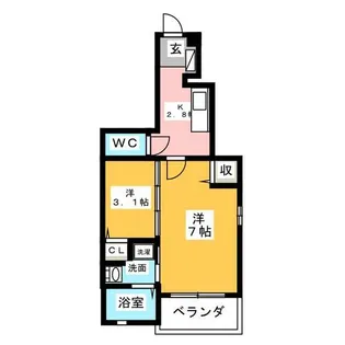 Lucent星崎Ⅱ【1階】の間取り