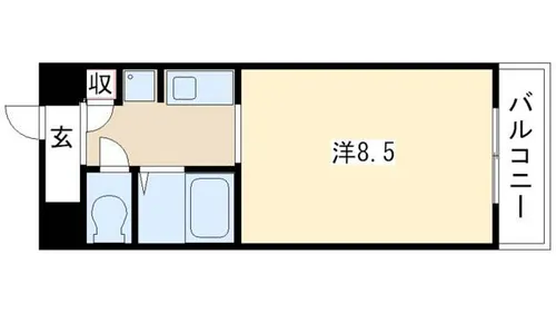 グランドハイネス御成【705号室】の間取り