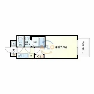 フォーリアライズ天王寺ソリオ【11階】の間取り