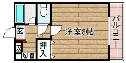 ソレイユ21【202号室】の間取り