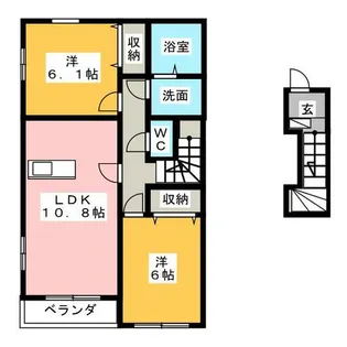 paloude【2階】の間取り