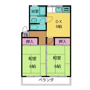 スカイハウス【3階】の間取り