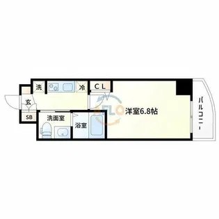 セレニテ九条リアン【11階】の間取り
