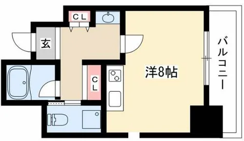 ル・ブルー鶴舞【601号室】の間取り
