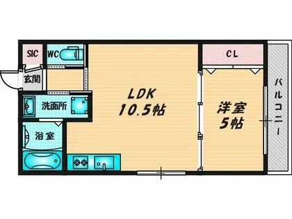 セレニティ衣摺【2階】の間取り