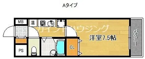 セジュール24【4階】の間取り