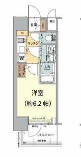 エスリード長居公園PARK AVENUE【3階】の間取り