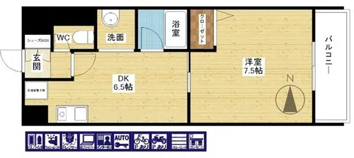 アニマート姫島【2階】の間取り