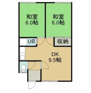 シャトーマルセイユ【1号室】の間取り