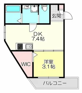 コスモクレスト荒本【3階】の間取り
