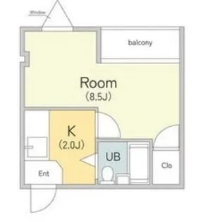 平野スクウェア【406号室】の間取り