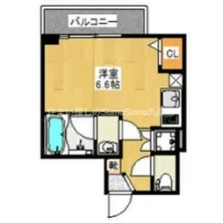 ブランTAT弁天町【7階】の間取り