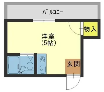 デイルーチェ北岸和田【3階】の間取り