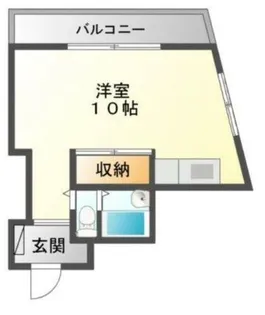 スクエアコート栄町【3階】の間取り