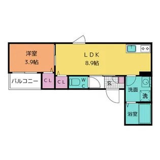 LECOCON半田Ⅴ【1階】の間取り