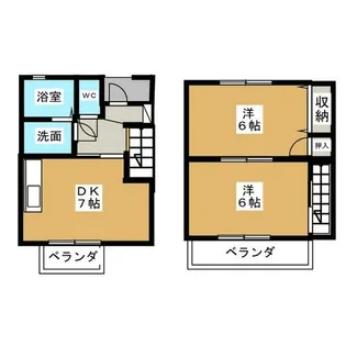 エミール【1階】の間取り