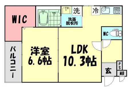 サンパレス りんくう【3階】の間取り