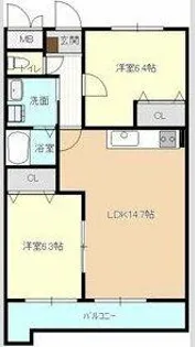 Casaverde【2階】の間取り