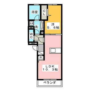 ニュイ・サン・ジョルジュ【3階】の間取り