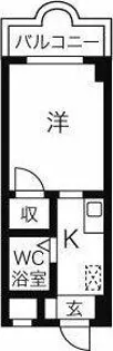 クレールショーワⅡ【4階】の間取り