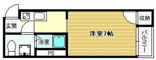 大阪府松原市天美南5丁目【アパート】の間取り