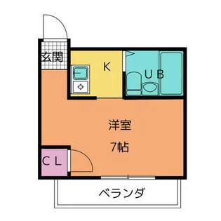 プレアール名古屋原【1階】の間取り
